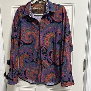 Robert Graham Vibrant Paisley Men's Shirt